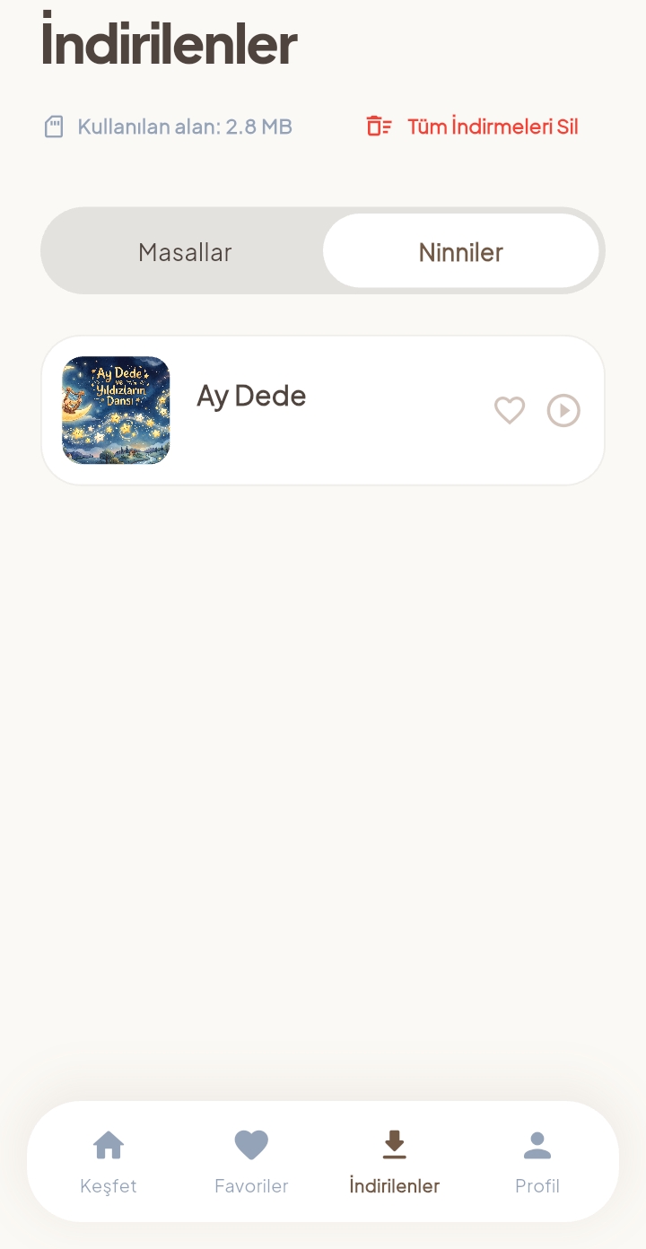 Çevrimdışıyken Dinle